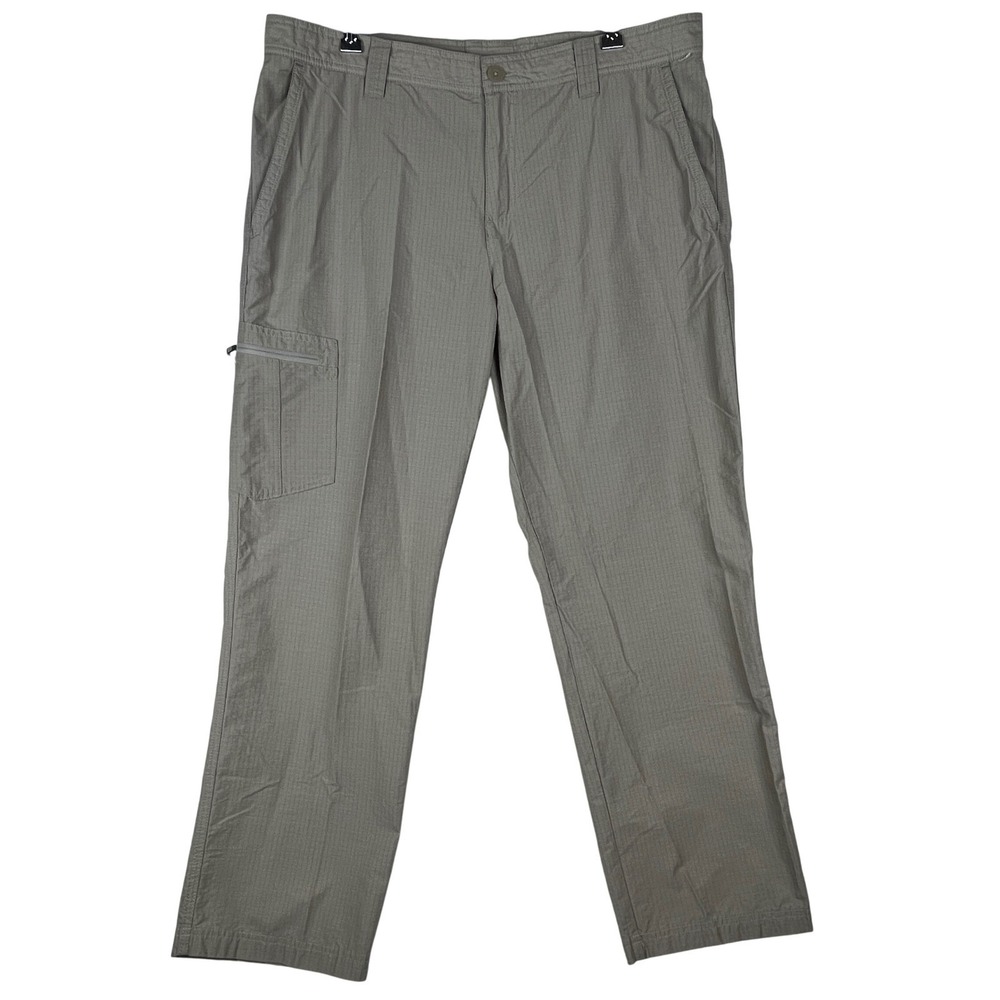 Columbia Twisted Cliff Pants Mens 38x30 Khaki Cargo Ripstop Hiking XM8936
